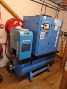 Boge C15DR packaged type receiver mounted compressor with DS14-2 dryer, Serial number