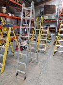 Adjustable A frame ladder