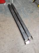 Pair of forklift extension forks