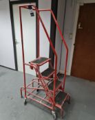 Steel 4 tread mobile access platform