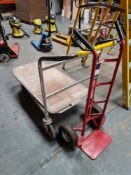 Flatbed trolley & Sack barrow