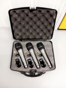 3x Tourtech Microphones