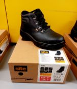 Slate Site Steel Toe Cap Work Boots Size 7UK, 41EU