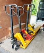 3x Various Pallet Trucks. Located Stockport