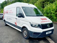 VOLKSWAGEN CRAFTER CR35 LWB DIESEL FWD 2.0 TDI 102PS Trendline High Roof Van. Registration: YH19