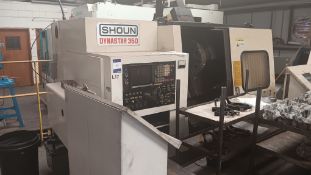 Shoun Dynastar 350 CNC Lathe (Machine Number K.820 074, Year 1982), with Fanuc System 6T Control,