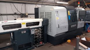 Dugard 65 Twin Turret SY CNC Turning Centre (Serial Number CT1020802, Year 2017), with Mitsubishi