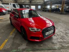 AUDI A3 DIESEL SPORTBACK 1.6 TDI S Line 5dr, Red, Registration NJ66VLD, Date of Registration 15