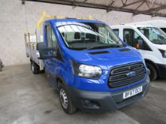 Ford Transit 350 L4 DIESEL FWD, 2.0 TDCi 130ps Dropside with Tailift, Registration BF67DCX, Date