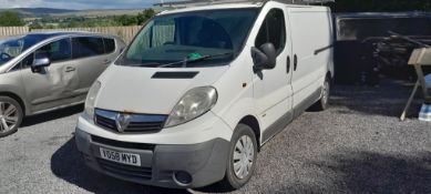 Vauxhall Vivaro LWB DIESEL, 2.0 CDTI Van 2.9t, Whi