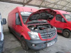 Mercedes Sprinter 314CDI LONG DIESEL, 3.5t High Roof Van, Registration KN17BOU , Date of