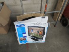 Logik 19in Television with built inbuilt-in DVD Player, with remote (Located Ounsworth Street