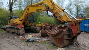 Komatsu PC450LC 45ton steel tracked crawler excavator, hours unknown, serial number K50234 (2008),