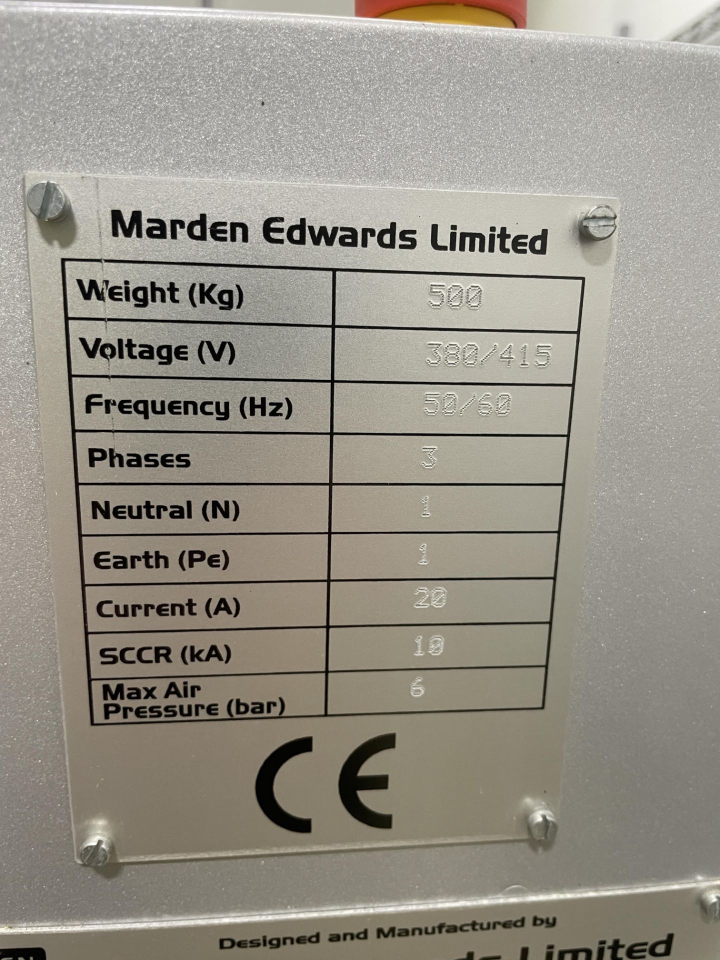 Marden Edwards E125 FF Over wrapping machine. YOM 2014. Sn 8606. - Image 15 of 16
