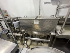 SS Chocolate/Butter twin pot melt jacketed tank fed by pressurised water system.
