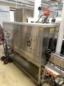 Karlville Steam Pro 2000 Shrink Tunnel. YOM 2007. Rotary collation table post tunnel.