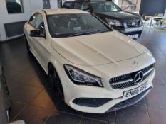 2017 WHITE MERCEDES-BENZ CLA 220 D AMG LINE 4MATIC