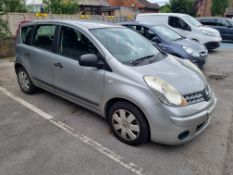 2008 SILVER NISSAN NOTE S