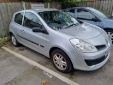 2007 SILVER RENAULT CLIO TOMTOM 75 16V