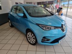 2021 BLUE RENAULT ZOE I ICONIC ZE 50
