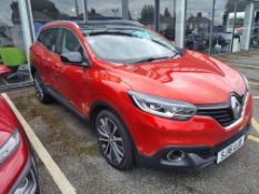 2016 RED RENAULT KADJAR SIGNATURE NAV DCI