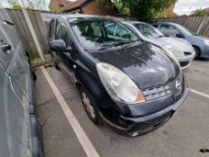 2008 BLACK NISSAN NOTE ACENTA