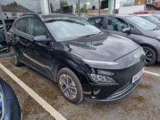 2021 BLACK HYUNDAI KONA PREMIUM EV