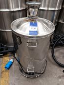 55 Litre Stainless Steel Kegland Digi Boil. Complete with stainless steel lid and bung Air lock