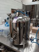 Still Dragon 100 litre stainless steel boiler with temperature gauge