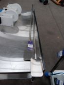 2x Stainless Steel long handle cooking spatula (1 x 1370mm, 1x 1850mm)