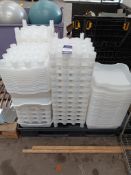 Pallet of wine/beer bottle drainers and drip trays