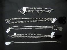 5x stainless steel bracelets