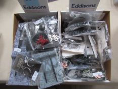 Assorted horror themed accessories including hair pins, grips, earrings etc