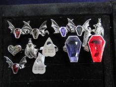 Qty of stainless steel size 9 rings