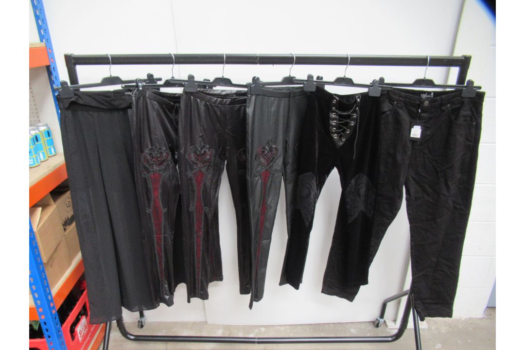 Approx 20x 'Alternative' pairs of Trousers in various designs, Sizes XS-XL - Image 2 of 5