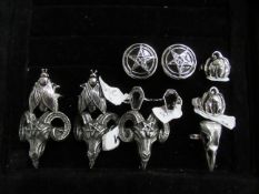 Qty of stainless steel size 6 rings