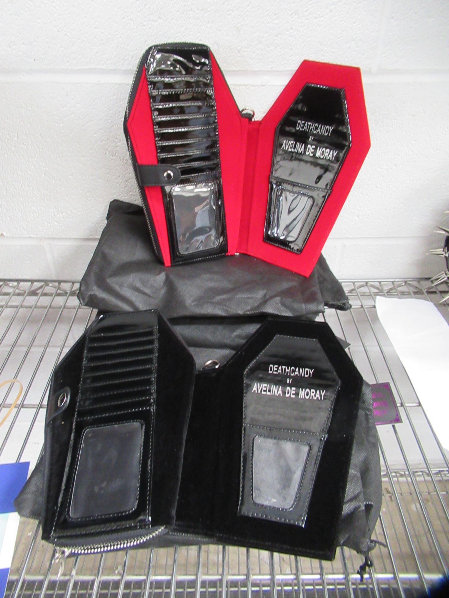 5x Avelina De Moray 'Death Candy' Coffin purses- RRP £52 each - Image 2 of 2