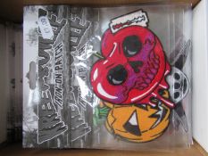 Large selection of Iron-on patch horror emblems