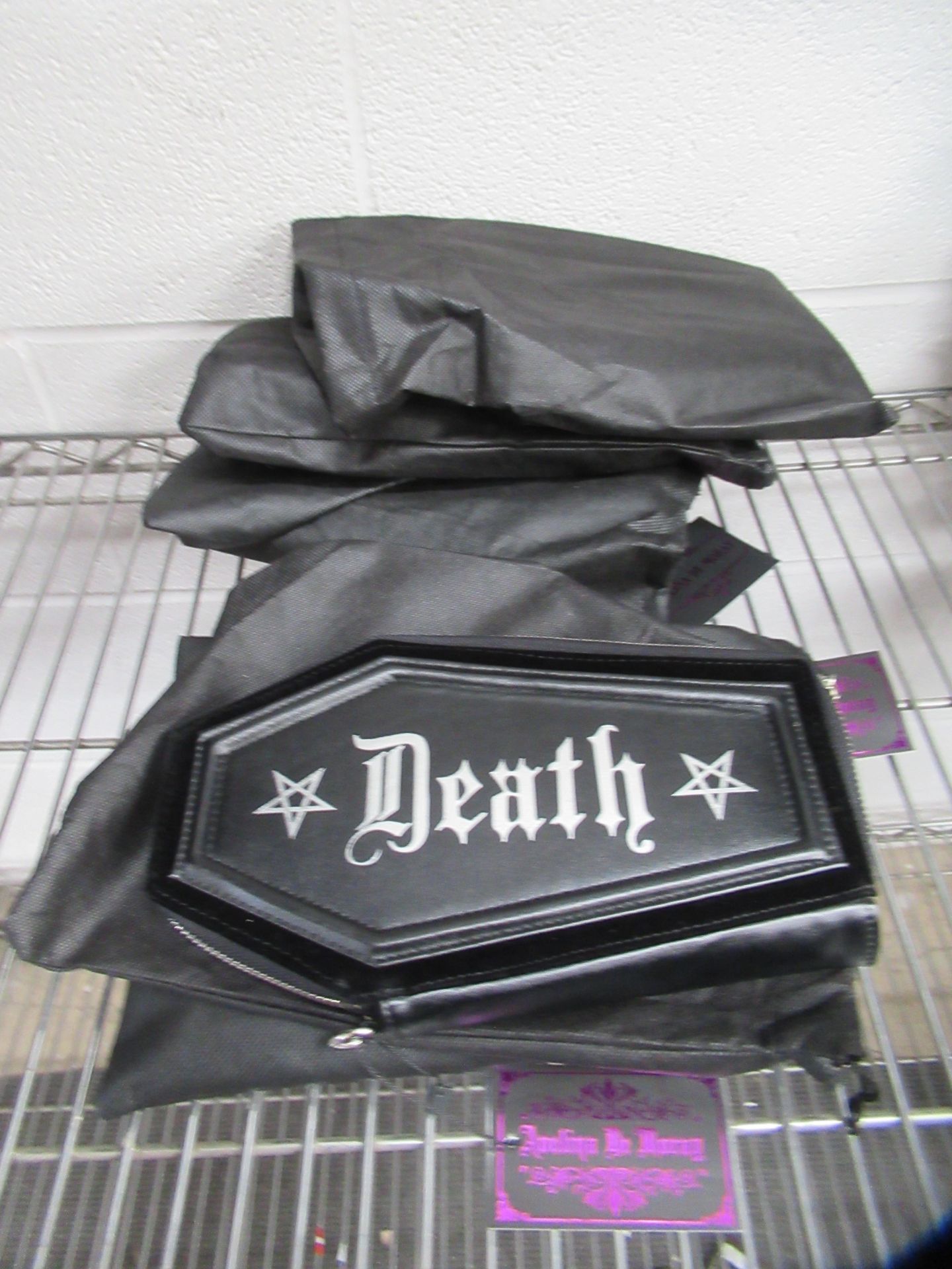 5x Avelina De Moray 'Death Candy' Coffin purses- RRP £52 each