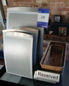 Assortment of sundires, to include menu boards, reserved signs, as lotted