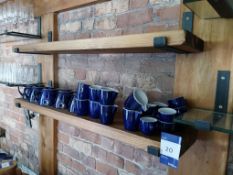 2 x Wooden Wall Mounted Shelves (Approx. 1110) (Purchasers responsibility to remove)