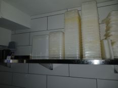 Vogue Stainless Steel Wall Mounted Shelf (Approx .1500) (Purchasers responsibility to remove)