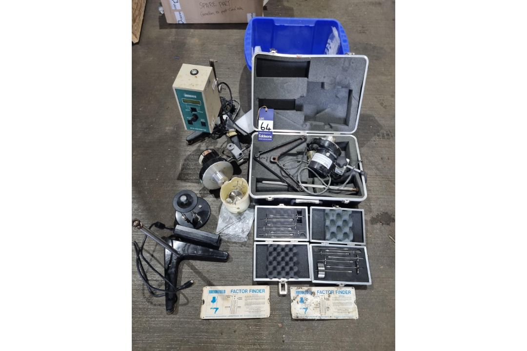 Brookfield DV-E Viscometer, factor finder - Image 1 of 2