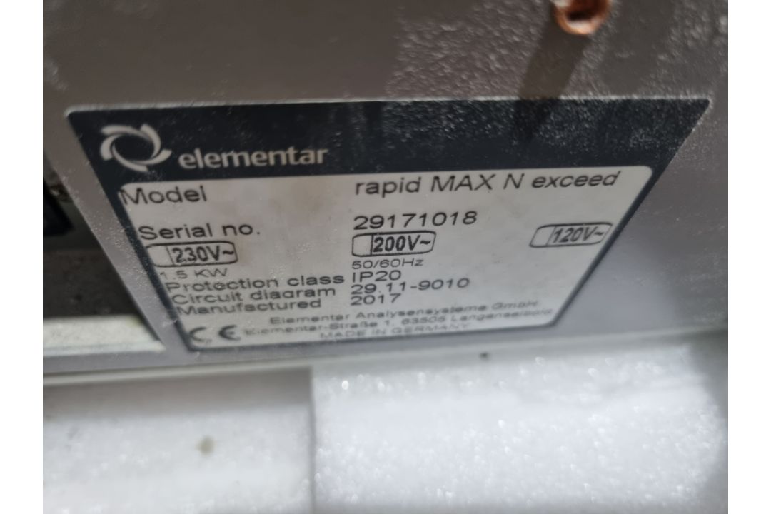 Elementar Analyser - Image 5 of 6