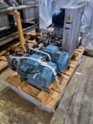 3x ABB pumps and slurrypro pump