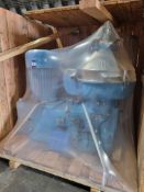 Alfa Laval model QX312 Centrifuge, crate dimensions (214cm x 202cm x 225cm), gross weight 2,800kg