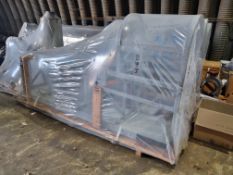 3x Wall mounting access ladders