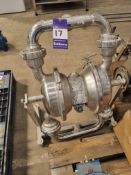 Alfa Laval model DL50-SL-G-G-Q stainless steel diaphram pump