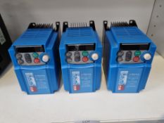 3x IMO Jaguar Cub 1ph to 3ph Inverters