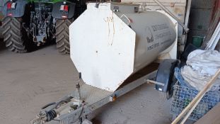 Knott KFG35 3500kg trailer with 2000ltr bunded bowser by Bunded Bowser Serial number 7454 2016